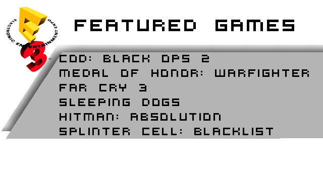 E3 2012: Featured Games&nbsp;Cont’d